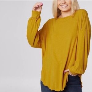 Free People Untamed Gold Top